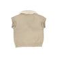 LE BOURDON OATMEAL KNIT SHERPA VEST