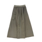 BACE COLLECTION OLIVE ZIPPER CARGO SKIRT