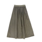 BACE COLLECTION OLIVE ZIPPER CARGO SKIRT