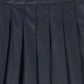 PICCOLA LUDO NAVY LEATHER PLEAT SKIRT [Final Sale]