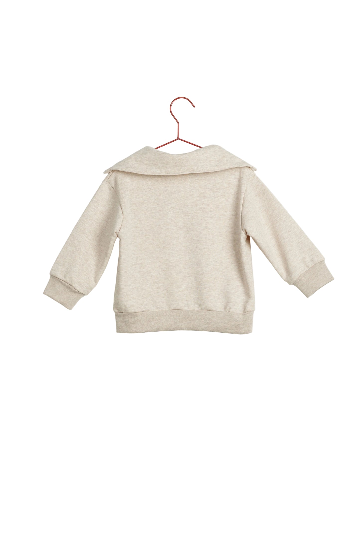 PLEASE MOM OAT COLLAR SWEATSHIRT