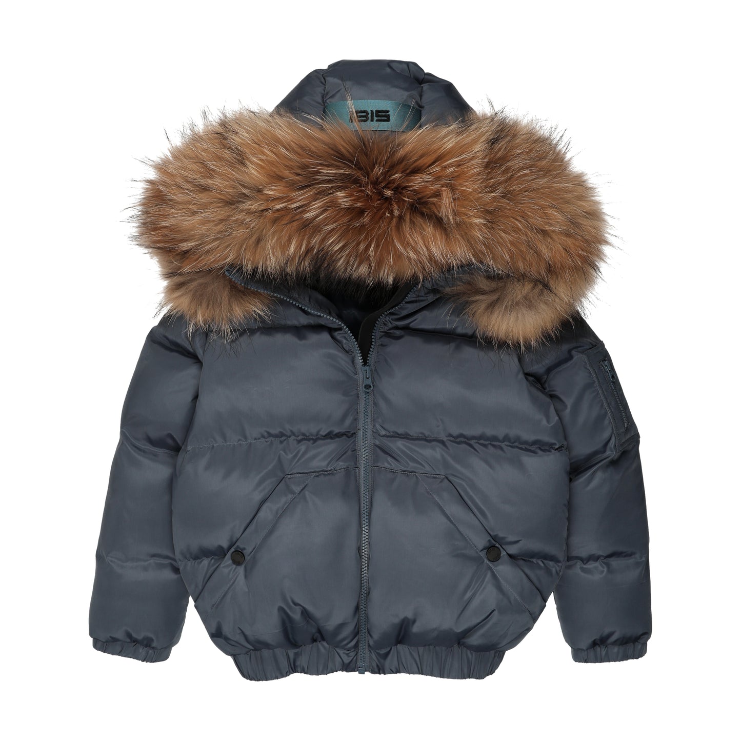 IBIS OFF BLUE OVERSIZE POCKET COAT