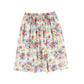 PICCOLA LUDO RED/YELLOW FLORAL WAISTED SKIRT