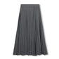 TUSTELLO CHARCOAL ACCORDIAN PLEAT MIDI SKIRT