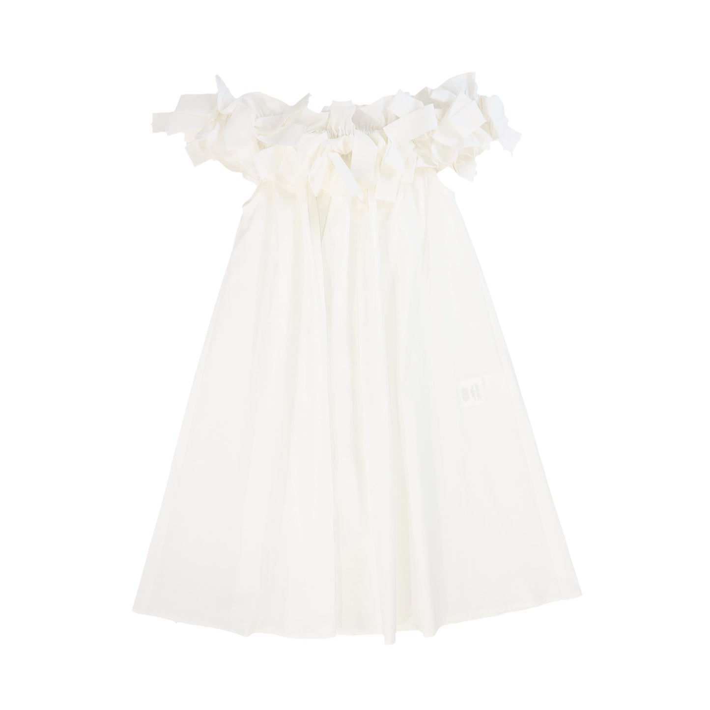 PICCOLA LUDO CREAM BOW CLUSTER JUMPER