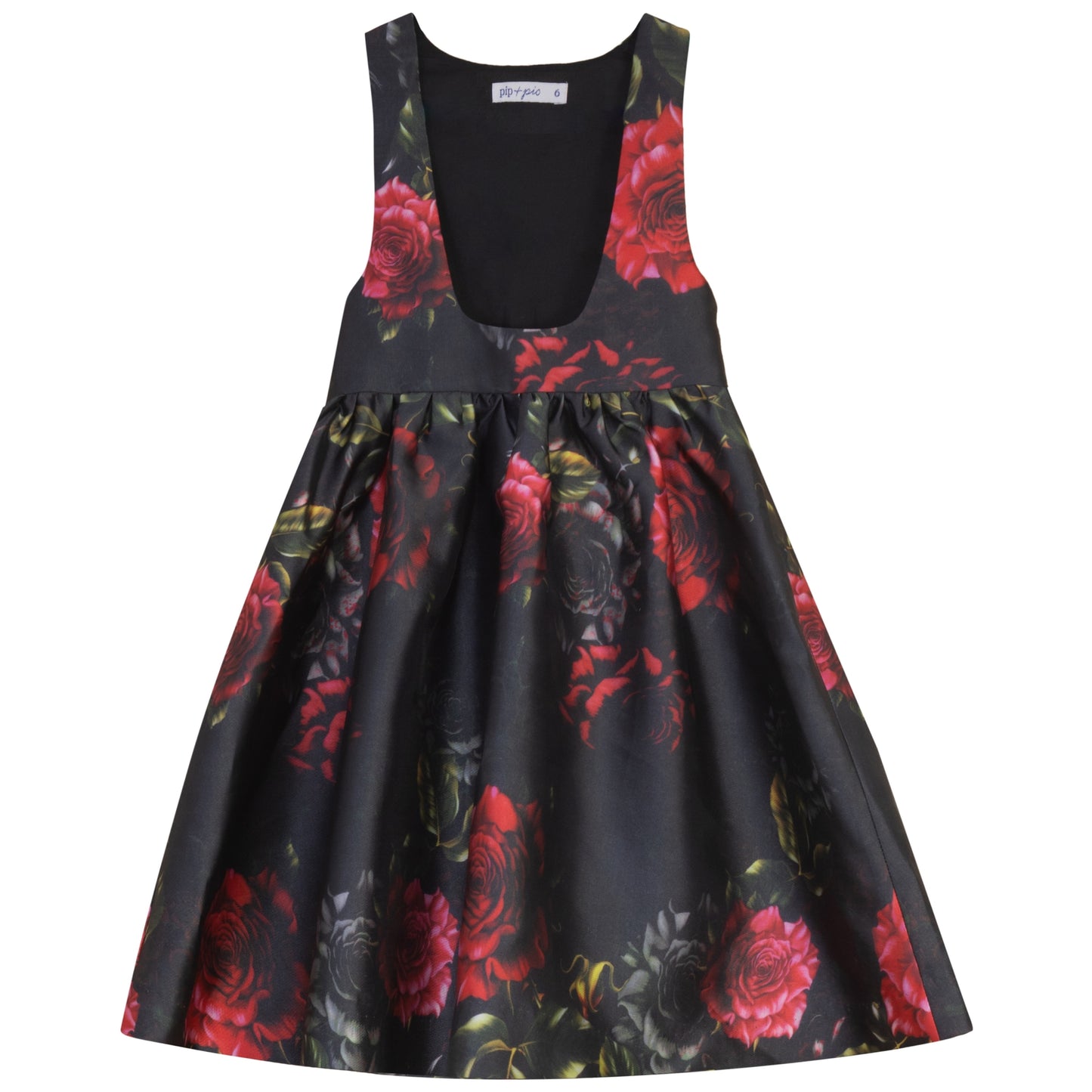 PIP + PIO BLACK FLORAL JUMPER