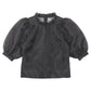 PIP + PIO BLACK RUFFLE BLOUSE