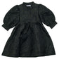 PIP + PIO GREEN FLORAL BROCADE PUFF SLEEVE DRESS