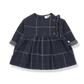 1+ IN THE FAMILY BLUE PLAID FLARE DRESS