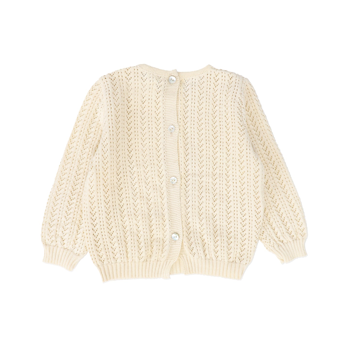 PEQUENO TOCON TAN OPEN KNIT SWEATER