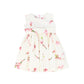 PHI CREAM/PINK FLORAL BLOSSOM DOUBLE BOW DRESS [FINAL SALE]