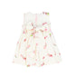 PHI CREAM/PINK FLORAL BLOSSOM DOUBLE BOW DRESS [FINAL SALE]