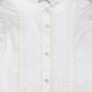 PHILOSOPHY WHITE LACE BUTTON JUMPER