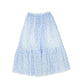 PHILOSOPHY BLUE/WHITE PRINTED DESIGN SKIRT