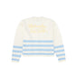 PHILOSOPHY CREAM/BLUE STRIPED CARDIGAN