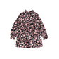 PICCOLA LUDO BLACK/PINK FLORAL SMOCKED DRESS [FINAL SALE]