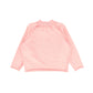 BOOSO PINK FRAYED HEM SWEATSHIRT