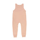 BAMBOO PINK BOW KNIT OVERALLS