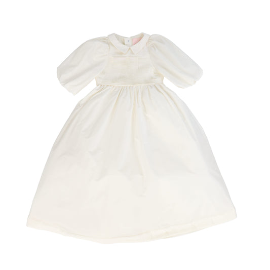 LITTLE TEMPEST WHITE TAFFETA GOWN