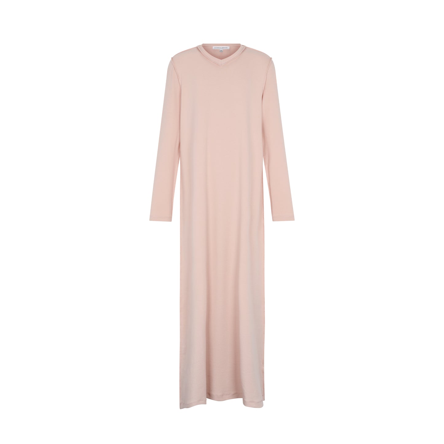 LITTLE PARNI PINK V NECK NIGHTGOWN