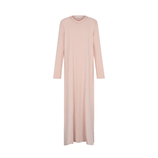 LITTLE PARNI PINK V NECK NIGHTGOWN