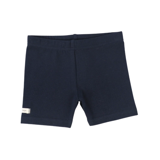 LIL LEGS NAVY BIKER SHORTS