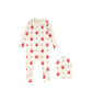 LITTLE PARNI RED LOGO FOOTIE + BEANIE