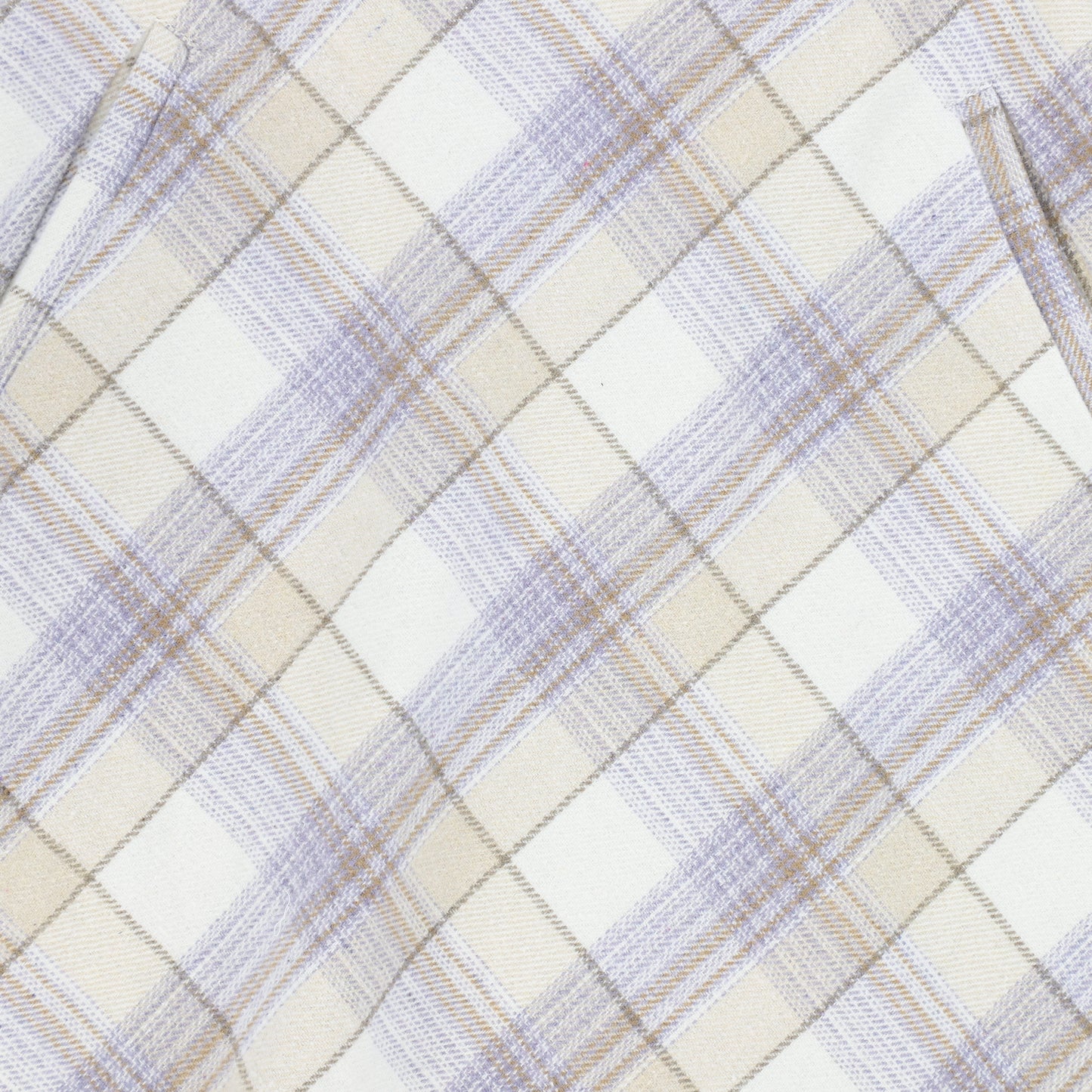 VALENTINA BEIGE PLAID POCKET MAXI SKIRT