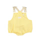 PLEASE MOM KIDS YELLOW DENIM EMBROIDERED ROMPER