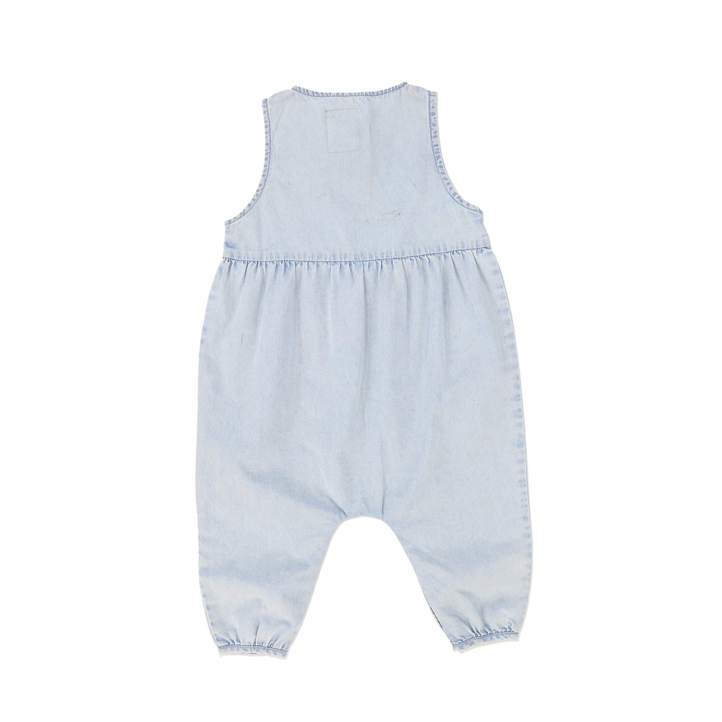 PLEASE MOM KIDS LIGHT BLUE DENIM JUMPSUIT