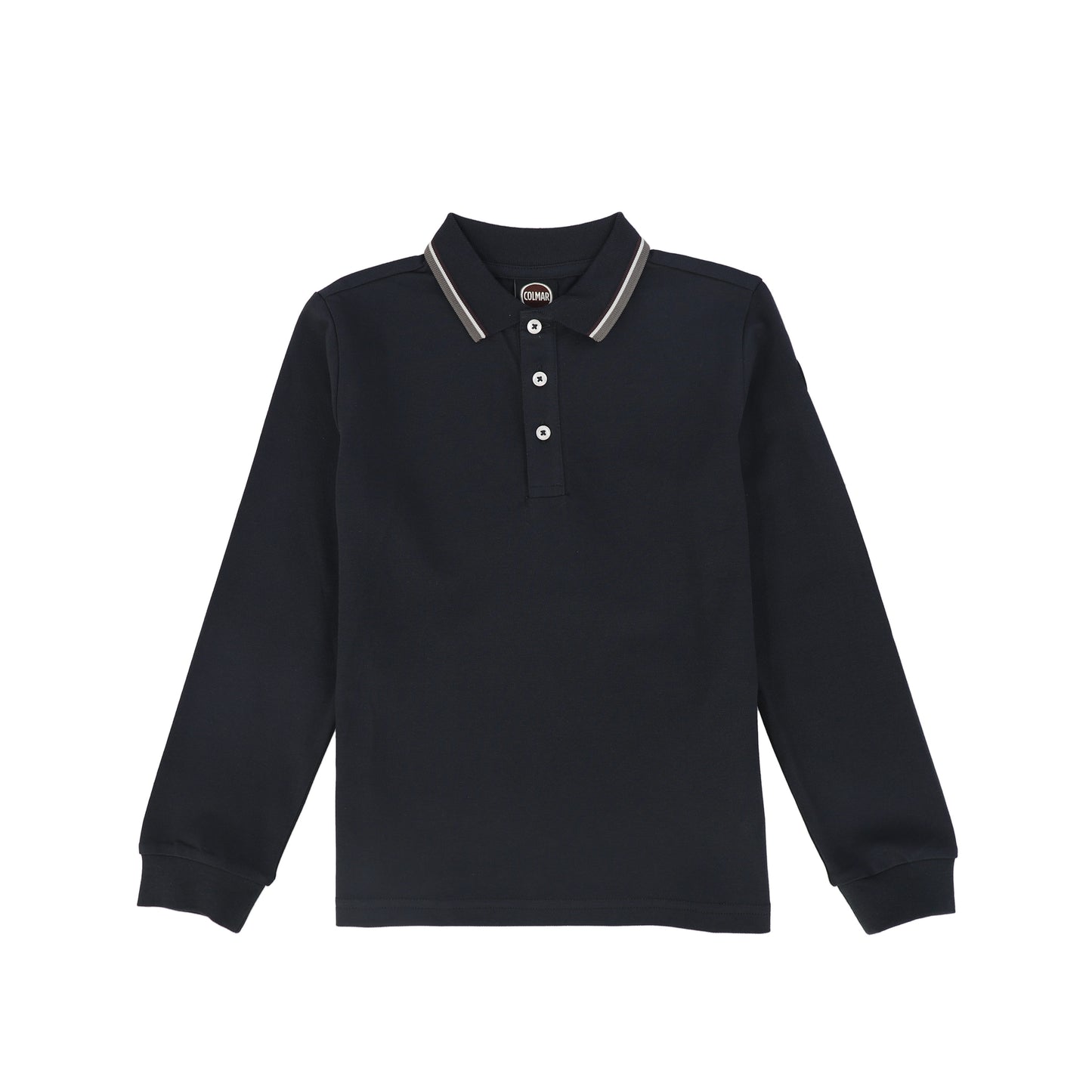 COLMAR  NAVY TEXTURED POLO SHIRT