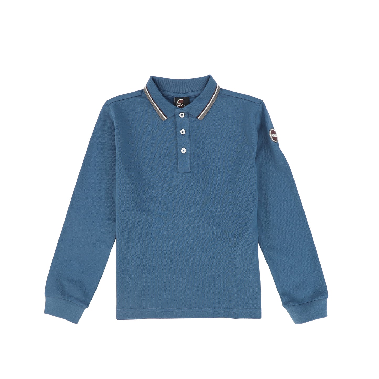 COLMAR STEEL BLUE TEXTURED POLO SHIRT