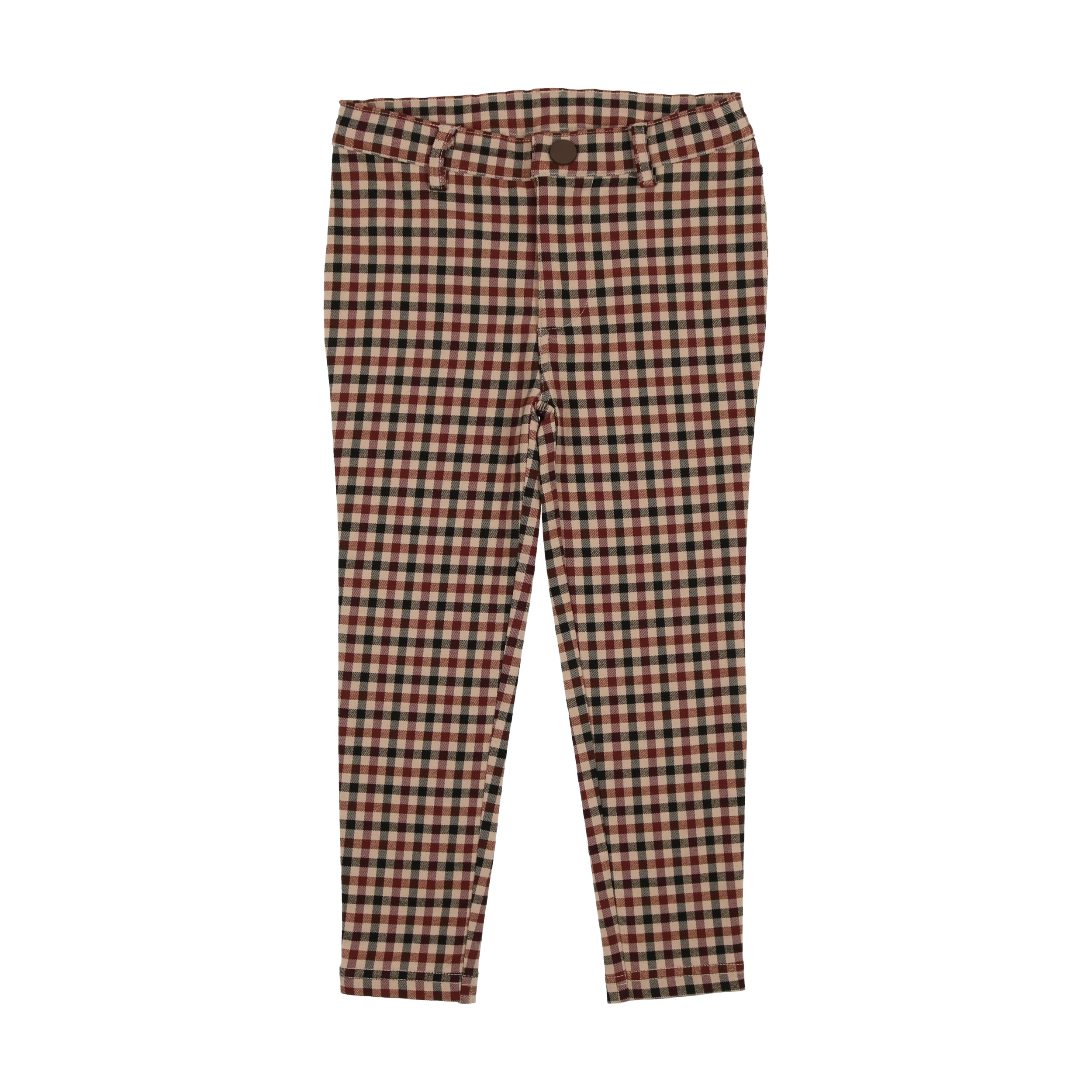 Designer fashion plaid pants