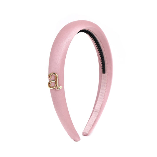 ARCHI PINK SATIN HEADBAND [FINAL SALE]