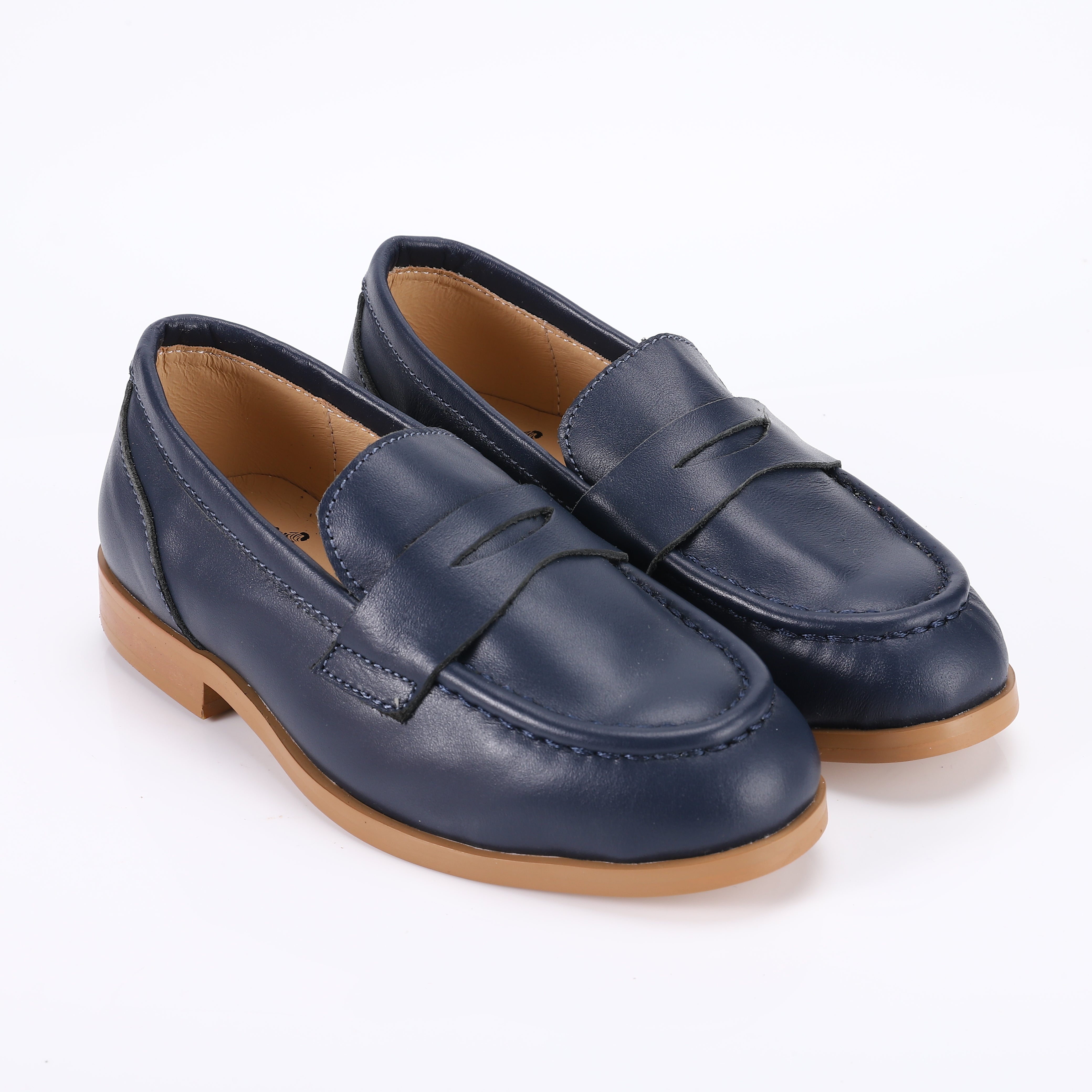 Zeebra Kids Wingtip Loafers - Bone main image 0