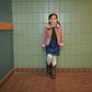 COPENHAGEN COLOR BLUSH EMBROIDERED QUILTED CORDUROY JACKET