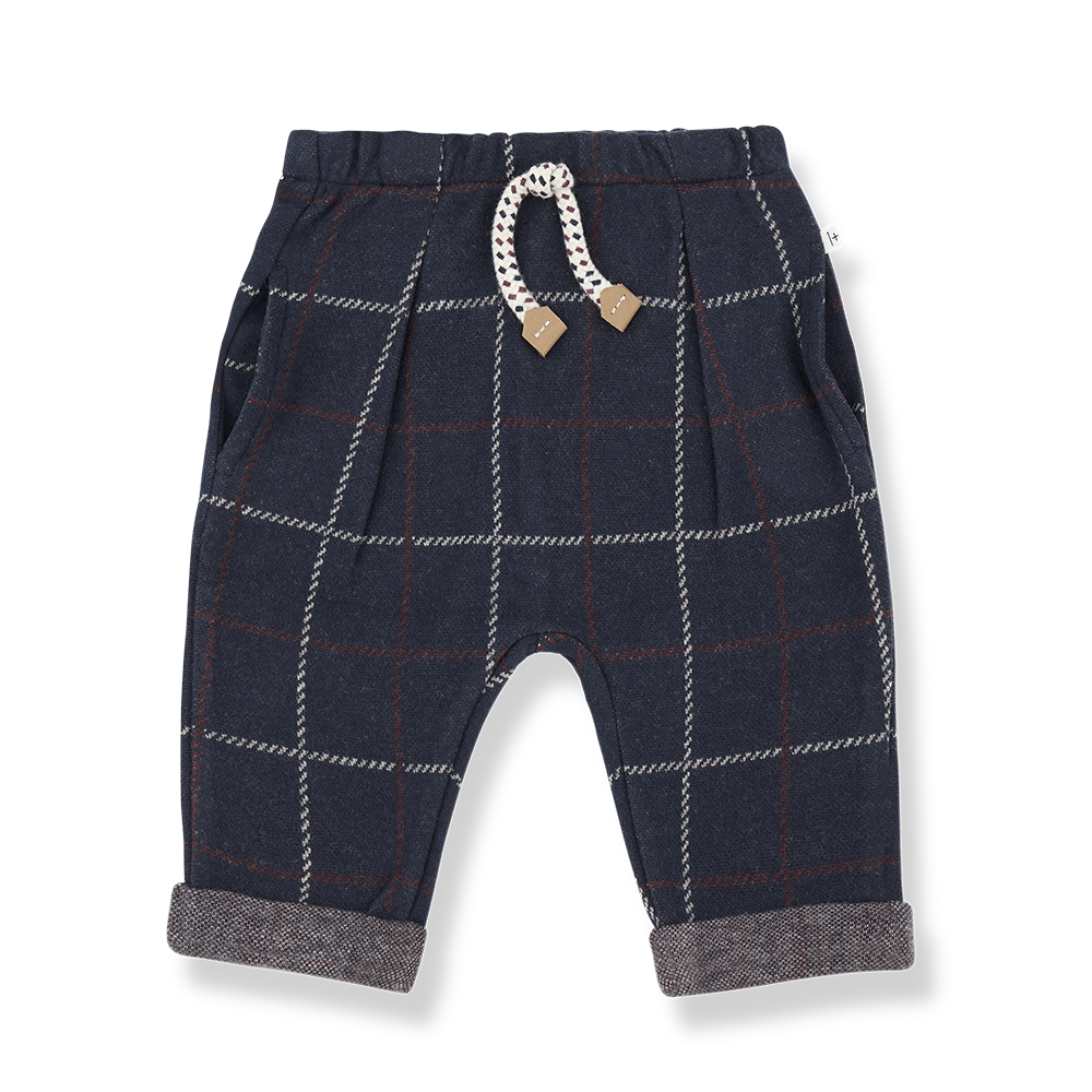 1+ IN THE FAMILY BLUE PLAID PANTS