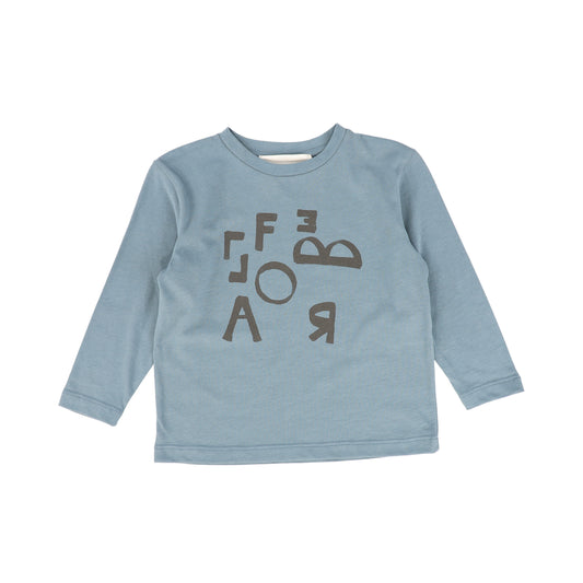 BE FOR ALL BLUE LETTER TEE [Final Sale]