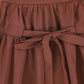 VALENTINA RUST GATHERED TIE MAXI SKIRT