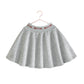 RETRO KID GREY/RED VELOUR LOGO SKIRT