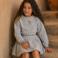 RETRO KID GREY/RED VELOUR LOGO TOP