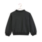 RETRO KID GREY/GREEN COLLAR SWEATSHIRT