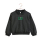 RETRO KID GREY/GREEN COLLAR SWEATSHIRT