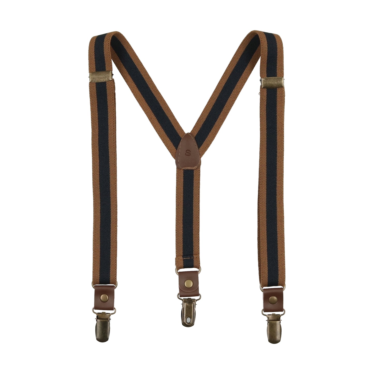 ANALOGIE NAVY/CAMEL SUSPENDERS [FINAL SALE]