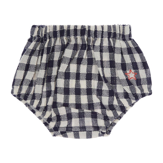 TOCOTO VINTAGE NAVY CHECKED BLOOMER