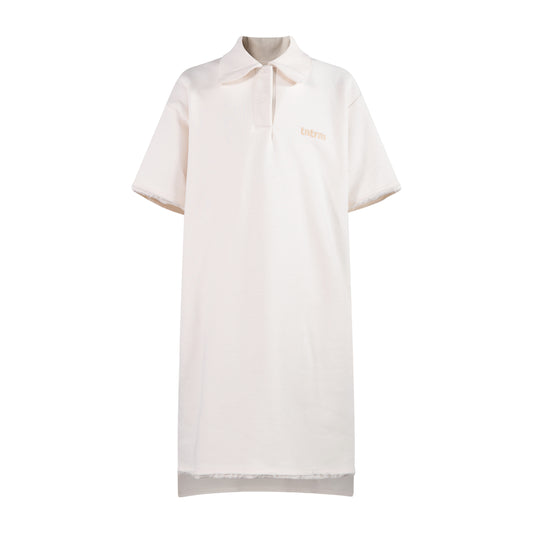 TNTRM OFF WHITE MIDI SHIRT DRESS