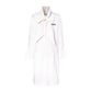 TNTRM PEARL WHITE BOW COLLAR SHIRT DRESS