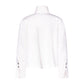 TNTRM PEARL WHITE BOW COLLAR BLOUSE