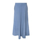TNTRM DUSTY BLUE EMBROIDERED MAXI SKIRT