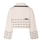 TNTRM IVORY/BLACK WOVEN STRIPE JACKET